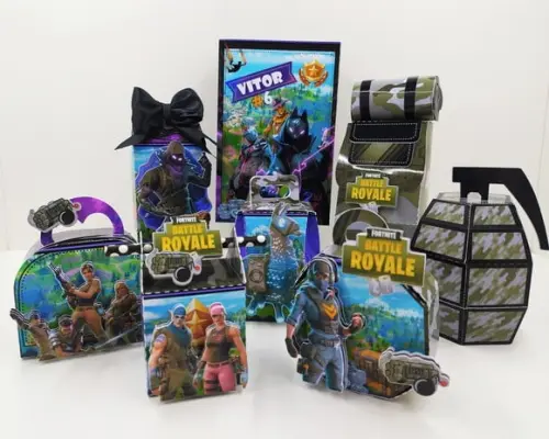 Arquivo Silhouette Festa Fortnite Luxo