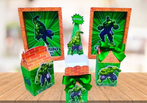 Arquivo Digital Silhouette Festa Hulk Novo
