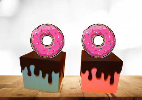 Arquivo Máquina Silhouette Caixa Donuts Luxo