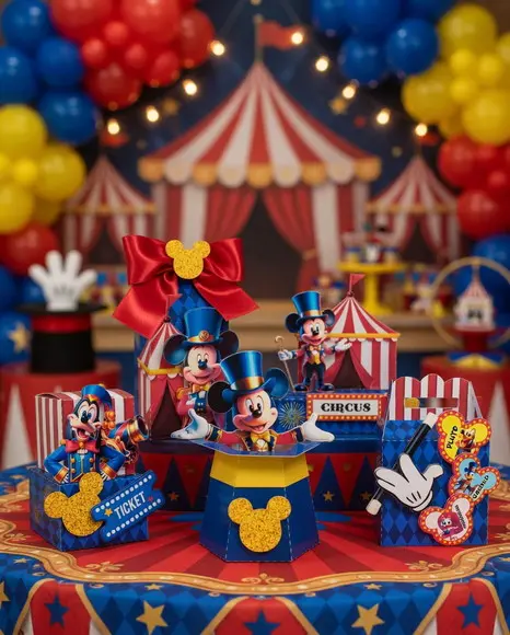 Circo do Mickey Arquivo de Corte Digital Studio e pdf