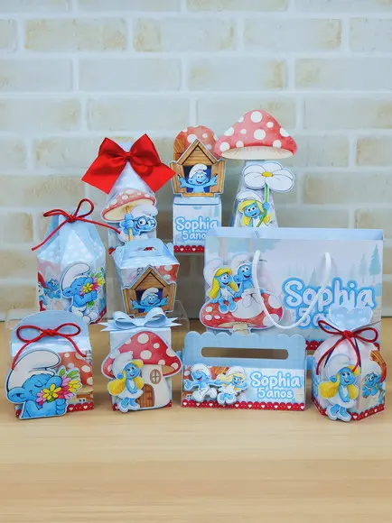 Smurfs Arquivo Digital de Corte Studio e pdf