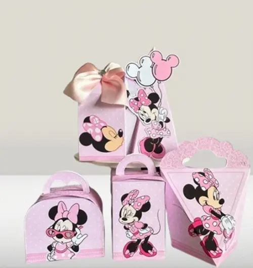 Minnie Rosa Luxo Arquivo de Corte Studio Silhouette e pdf