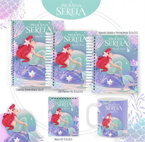 Combo de Capas Volta Ás Aulas Ariel Png/ pdf