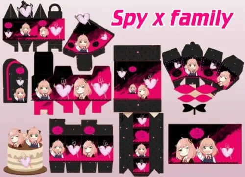 Arquivo Digital Silhouette Spy x Family Luxo