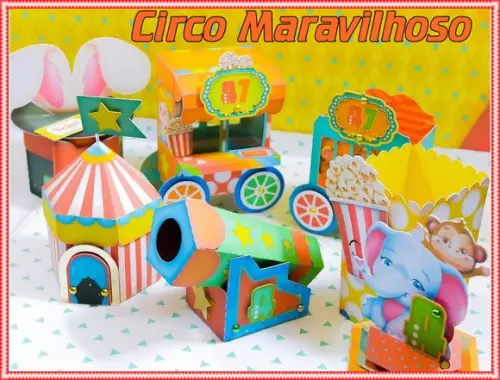 Arquivo Digital Silhouette Circo Maravilhoso Luxo