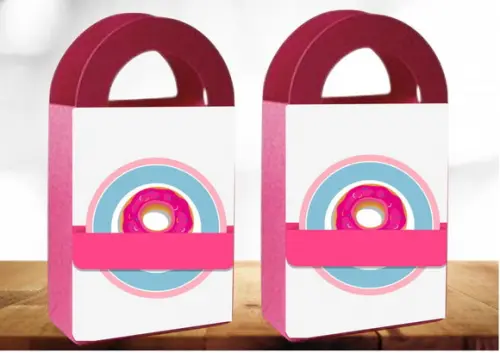 Arquivo Digital Silhouette Sacolinha Donuts Maravilhoso