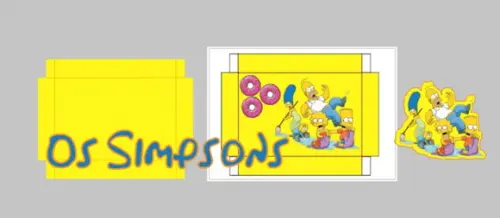 Arquivo Digital Silhouette, Caixa Retangular os Simpsons