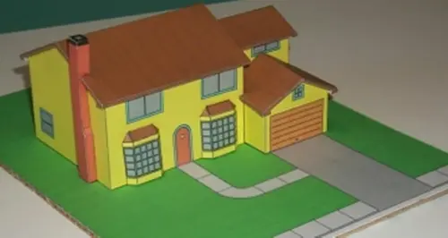 Arquivo Digital Silhouette Casa dos Simpsons.