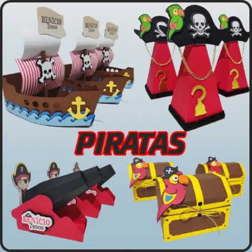 Arquivo Máquina Silhouette Piratas