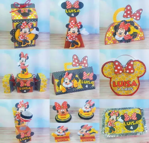 Arquivo Digital Silhouette Minnie Vermelha Luxo