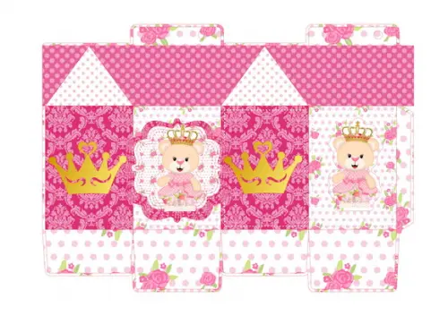 Arquivos Silhouette Ursinha Princesa Luxo Exclusivo