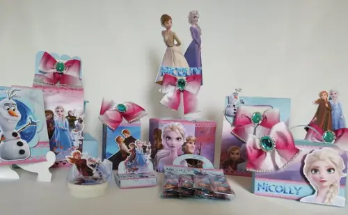 Arquivo Caixa Silhouette Frozen Luxo