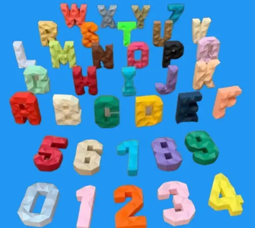 Combo de Arquivo Letras Silhouette Luxo