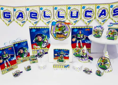 Arquivo Digital Silhouette Buzz Toy Store Festa em Casa