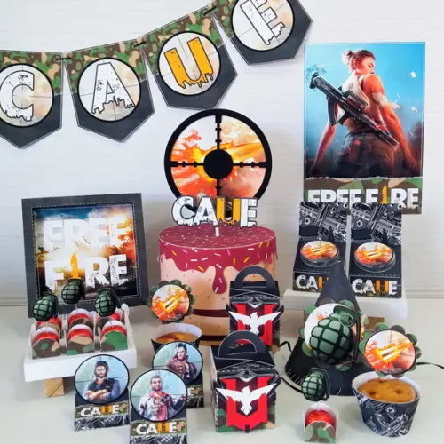 Arquivo Caixa Silhouette Festa em Casa Freefire