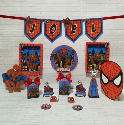 Arquivo Silhouette Festa em Casa Homem Aranha