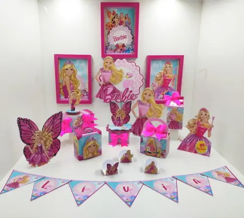 Arquivo Caixa Silhouette Festa em Casa Barbie