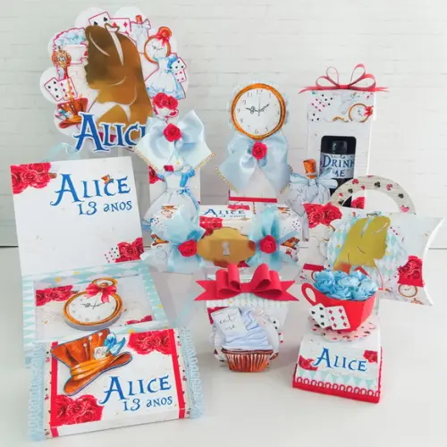 Arquivo Caixa Silhouette Alice Luxo
