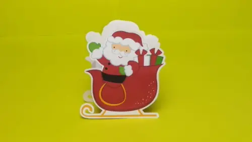 ARQUIVO CAIXA SILHOUETTE TRENÓ DO PAPAI NOEL