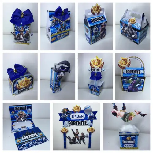 Arquivo Silhouette Festa Fortnite Luxo