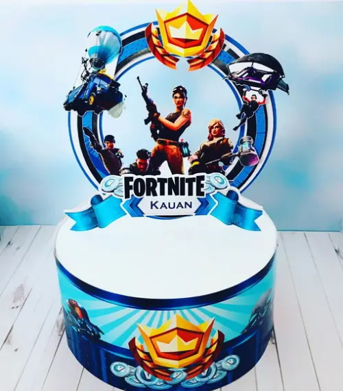 Arquivo Silhouette Festa Fortnite Luxo