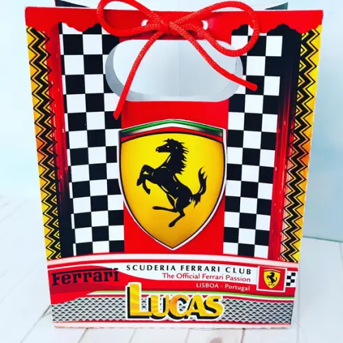 Arquivo Caixa Silhouette Ferrari Luxo