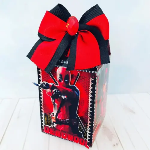 Arquivo Caixa Silhouette Dead Pool Luxo
