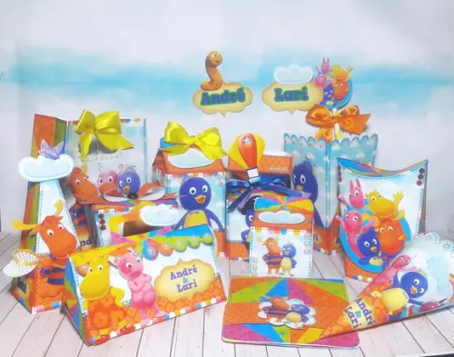 Arquivo Caixa Silhouette Backyardigans