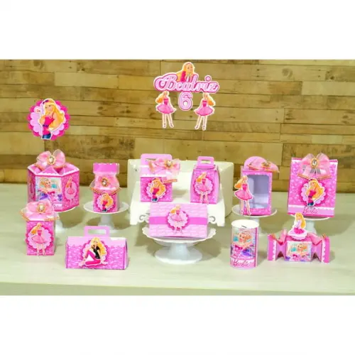 Arquivo de Corte Digital Barbie Rosa Luxo