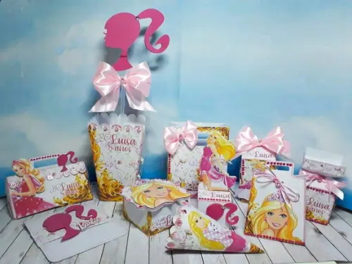 Arquivo de Corte Digital Silhoeutte Barbie Luxo