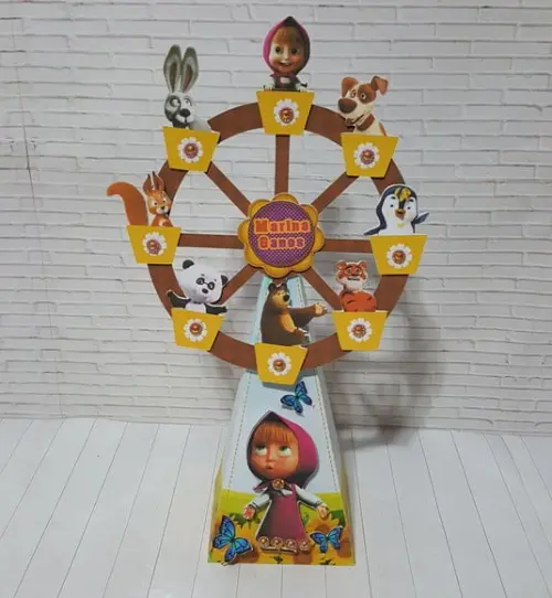Arquivo de Corte Digital Roda Gigante Marsha