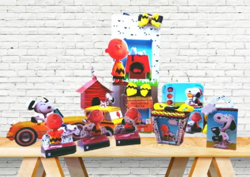 Arquivo Corte Digital Festa Snoopy Luxo