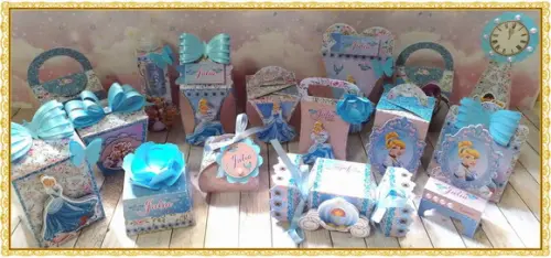 Kit Digital Arquivo Silhouette Festa Cinderella