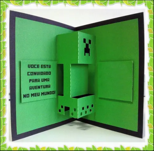 Kit Digital Silhouette Convite Creeper M.c.