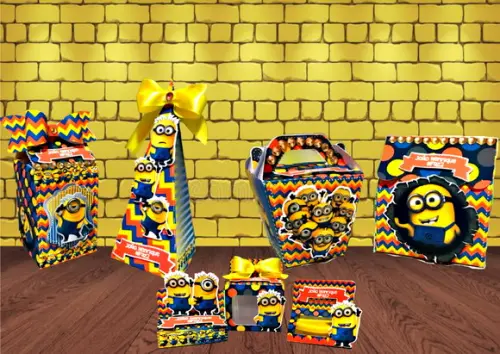 Arquivo de Corte Digital Silhouette Minions Luxo