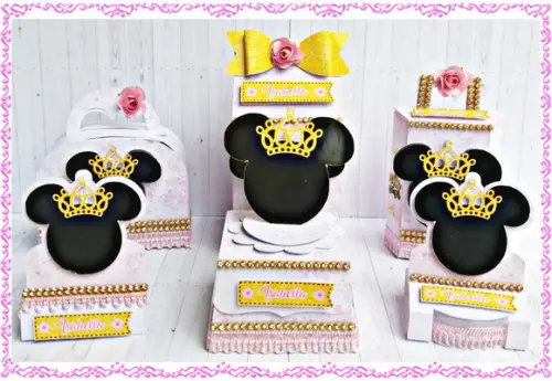 Arquivo Corte Digital Silhouette Festa Minnie Luxo