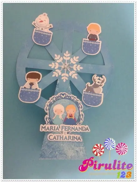 Arquivo de Corte Roda Gigante Frozen