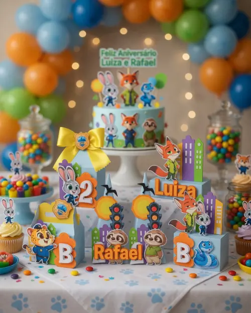 Zootopia Luxo Arquivo de Corte Digital Studio e pdf