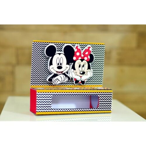 ARQUIVO DIGITAL SILHOUETTE CAIXINHAS MINNIE E MICKEY LUXO
