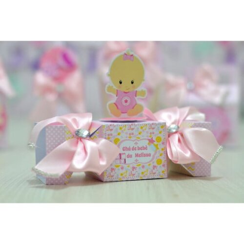 ARQUIVO DIGITAL SILHOUETTE CHÁ DE BEBE MENINA