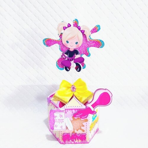 ARQUIVO DIGITAL SILHOUETTE SLIME MENINA LUXO