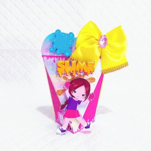 ARQUIVO DIGITAL SILHOUETTE SLIME MENINA LUXO