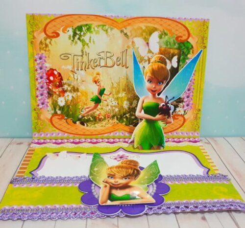 ARQUIVO DIGITAL SILHOUETTE TINKERBELL LUXO
