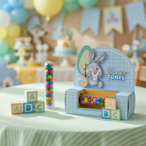 Arquivo Corte Digital Caixa Porta Tubete BABY LOONEY TOONES STUDI