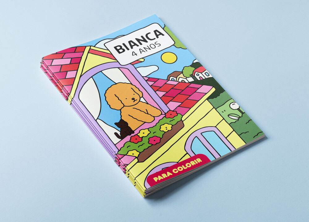Mini Revistas Personalizadas de Colorir Bobbie Goods