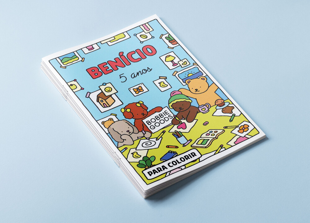 Mini Revistas Personalizadas de Colorir Bobbie Goods