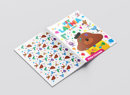 Mini Revistas Personalizadas de Colorir Duggee