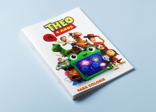 Mini Revistas Personalizadas de Colorir Toy Story 5