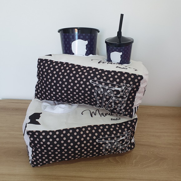 Kit Cinema Almofada Personalizado - Lembrancinha Infantil