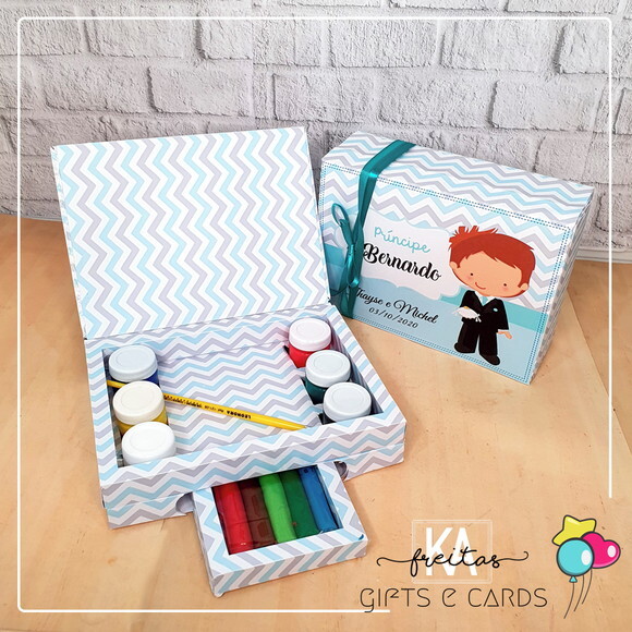 Kit Diversão Infantil Convite Daminha e Pajem Casamento